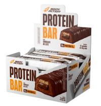 Protein Bar Barra de Proteína 12 Und de 55g - Bodyaction - Chocolate ao leite