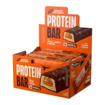 Protein Bar Caixa 12un de 55g Caramelo e Amendoim Bodyaction