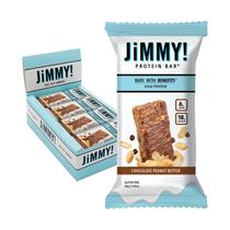 Protein Bar JimmyBar Chocolate e Manteiga de Amendoim 58g (12 unidades) Protein Bar JimmyBar Chocolate e Manteiga de Amendoim 58g (12 unidades)