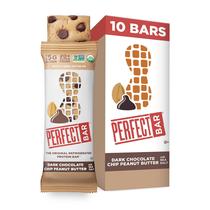 Protein Bar Perfect Bar Manteiga de amendoim com pedaços de chocolate amargo Protein Bar Perfect Bar Manteiga de amendoim com pedaços de chocolate amargo