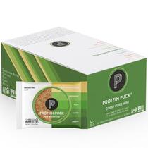 Protein Bar Protein Puck Good Vibes Vegan 38g, pacote com 12