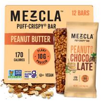 Protein Bars Mezcla Puff Crispy Peanut Butter Chocolate, pacote com 12