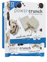 Protein Bars Power Crunch Cookies and Creme 40g (12 unidades)
