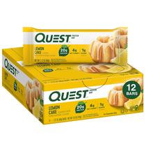 Protein Bars Quest Nutrition Bolo de Limão 20g 12 unidades Protein Bars Quest Nutrition Bolo de Limão 20g 12 unidades