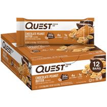 Protein Bars Quest Nutrition Chocolate e Manteiga de Amendoim 20g