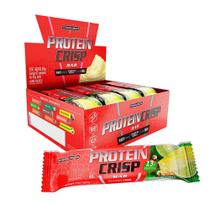 Protein crisp bar barra de proteína crisp whey protein sabores c/ 12 un integral medica