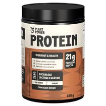 Protein Plant Power Workout & Health 21g de Proteína Vegetal Sabor Chocolate Dream 490g