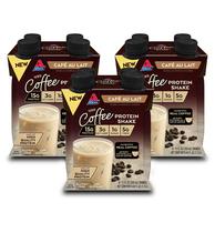 Protein Shake Atkins Café au Lait, sabor café gelado, 11 fl oz Protein Shake Atkins Café au Lait, sabor café gelado, 11 fl oz