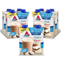 Protein Shake Atkins Chocolate Cremoso e Coco 355mL x12