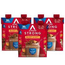 Protein Shake Atkins Strong Chocolate e Manteiga de Amendoim 30g x12