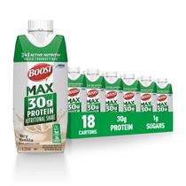 Protein Shake BOOST Max Very Vanilla 325 ml, embalagem de 18 caixas