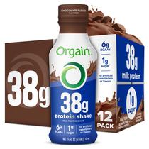 Protein Shake Orgain Dairy Isolate Chocolate Fudge 414mL x12