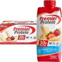Protein Shake Premier Protein Morangos e Creme 330 ml x12