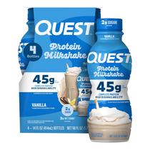 Protein Shake Quest Nutrition Baunilha 45g Proteína 4x414ml Protein Shake Quest Nutrition Baunilha 45g Proteína 4x414ml