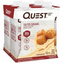 Protein Shake Quest Nutrition, caramelo salgado, 325 ml, pacote com 4