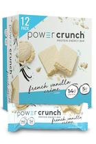 Protein Wafer Bars Creme de baunilha francesa Power Crunch 40g x12 Protein Wafer Bars Creme de baunilha francesa Power Crunch 40g x12