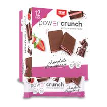 Protein Wafer Bars Power Crunch Chocolate Morango 400g Protein Wafer Bars Power Crunch Chocolate Morango 400g