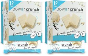 Protein Wafer Bars Power Crunch French Vanilla 40 g 24 unidades Protein Wafer Bars Power Crunch French Vanilla 40 g 24 unidades