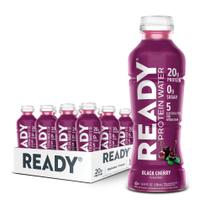 Protein Water Ready Black Cherry 500mL 20g de proteína de soro de leite