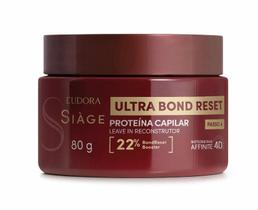 PROTEINA CAPILAR LEAVE-IN RECONSTRUTOR SIAGE ULTRA BOND RESET, 80g - Eudora PROTEINA CAPILAR LEAVE-IN RECONSTRUTOR SIAGE ULTRA BOND RESET, 80g - Eudora