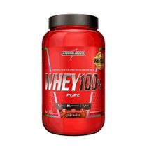 Proteína Concentrada Integralmedica Whey 100% Pure Chocolate 900g Pote