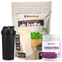 Proteina da Ervilha Vegana 100% Vegetal Creatina Shaker