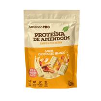 Proteína de Amendoim - Refil 400g Chocolate Branco - AmendoPro