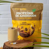PROTEINA DE AMENDOIM SABOR CAPPUCCINO 900g - AMENDOPRO
