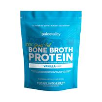 Proteína de caldo de osso em pó Paleovalley Vanilla 28 porções