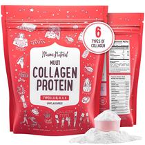 Proteína de colágeno em pó Mama Natural Multi Tipo I II III IV V X