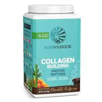 Proteína de Colágeno Vegana em Pó Sunwarrior Chocolate - 40 Porções