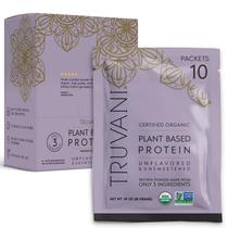 Proteína de ervilha vegana em pó Truvani sem sabor 20g orgânica 10x15g Proteína de ervilha vegana em pó Truvani sem sabor 20g orgânica 10x15g
