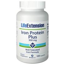 Proteína de Ferro Plus 100 Vcaps da Life Extension (pacote com 2)
