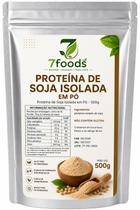 Proteína De Soja Isolada 7foods 500g Em Pó Sem Glúten Proteína De Soja Isolada 7foods 500g Em Pó Sem Glúten