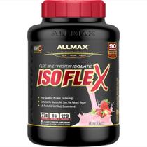 Proteína de soro de leite em pó ALLMAX Nutrition ISOFLEX Morango 2,27 kg