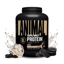 Proteína de soro de leite em pó animal 100% biscoitos e creme 1,8 kg