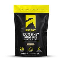 Proteína de soro de leite em pó Ascent Post Workout 1 kg de fava de baunilha