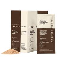 Proteína de soro de leite em pó FACTOR FORM 100% isolado de soro de leite 25g de proteína Proteína de soro de leite em pó FACTOR FORM 100% isolado de soro de leite 25g de proteína