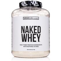 Proteína de soro de leite em pó NAKED Vanilla Grass Fed 2,27 kg - 61 porções