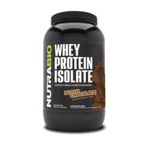 Proteína de soro de leite em pó NutraBio 100% isolada 2 kg de chocolate holandês