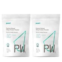 Proteína de soro de leite em pó Puori PW1 Bourbon Vanilla 900g x 2