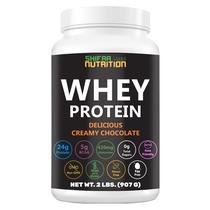 Proteína de soro de leite em pó SHIFAA NUTRITION Chocolate cremoso 2kg