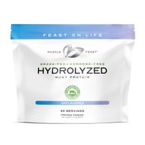 Proteína de soro de leite hidrolisada Muscle Feast em pó 907g sem sabor