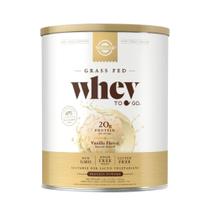 Proteína de Soro do Leite Solgar Grass Fed Whey To Go - Baunilha - 2 Libras