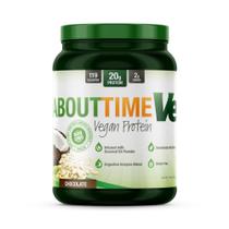 Proteína em pó About Time Natural Vegan Chocolate 907g