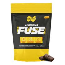 Proteína Em Pó Albumina Fuse Sabor Chocolate 420G Naturovo