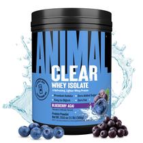 Proteína em pó Animal Clear Whey Isolate Mirtilo Açaí 500g
