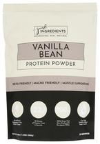 Proteína em pó, APENAS INGREDIENTES, feijão de baunilha, 20 porções Proteína em pó, APENAS INGREDIENTES, feijão de baunilha, 20 porções