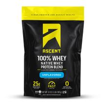 Proteína em pó Ascent 100% Whey Post Workout Isolate 771g