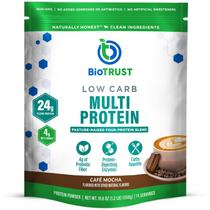 Proteína em pó BioTrust Low Carb Whey & Casein Cafe Mocha
